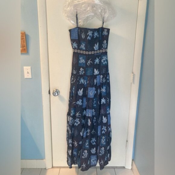 Agua by Agua Bendita Lima Algae Maxi Dress Size Small - Picture 7 of 12